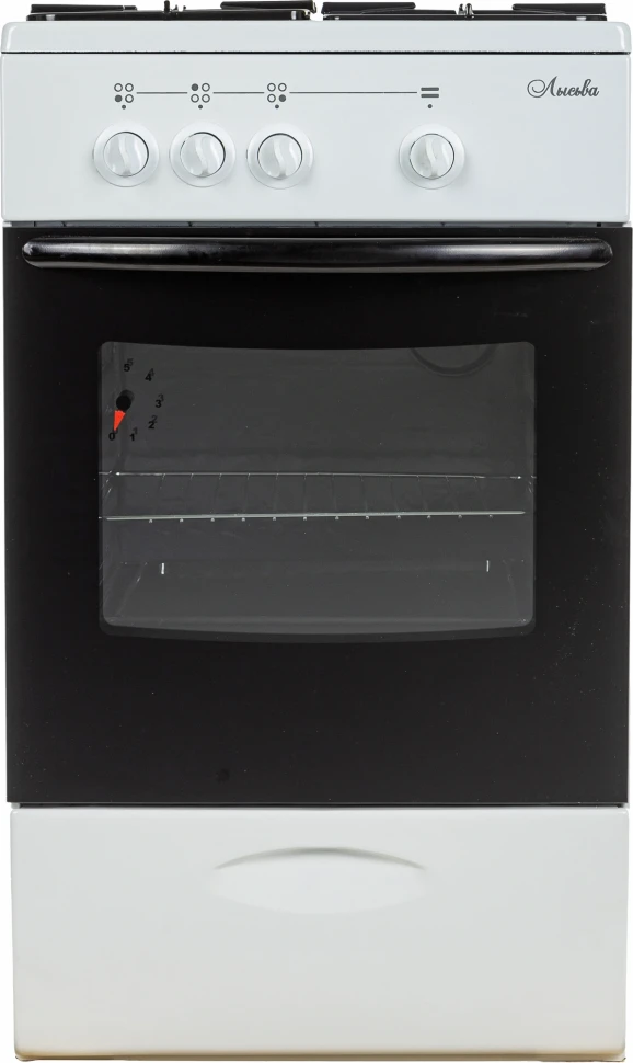 Плита Газовая Лысьва ГП 300 МС СТ-2у белый (без крышки) реш.сталь  