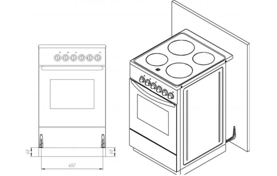 Плита Газовая Лысьва ГП 300 МС СТ-2у белый (без крышки) реш.сталь  