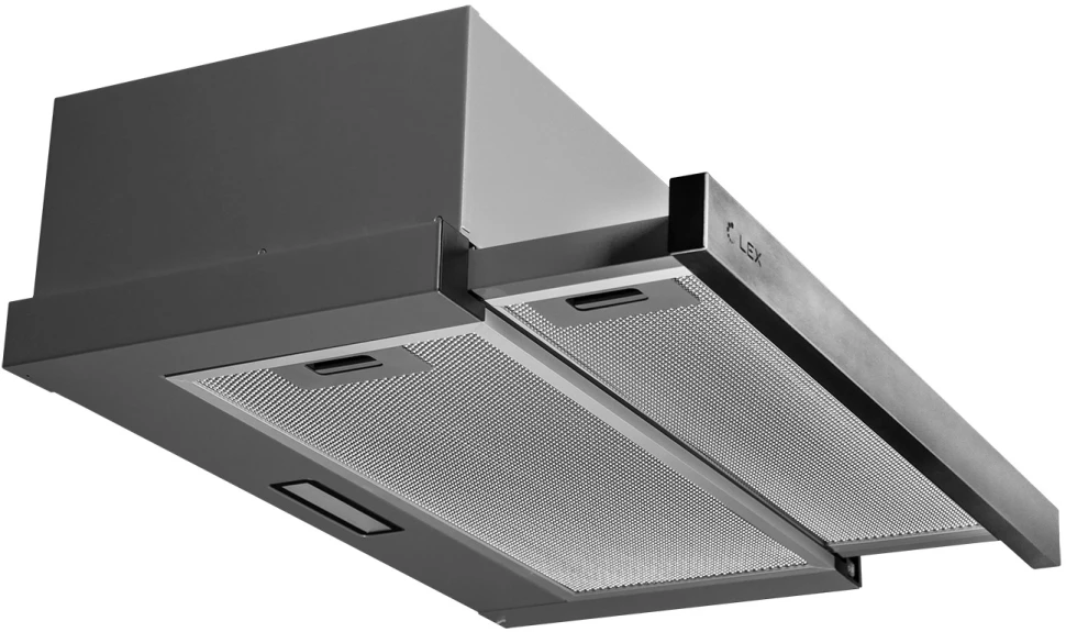 Вытяжка встраиваемая Lex HIDE 500 нержавеющая сталь управление: кнопочное (1 мотор)  