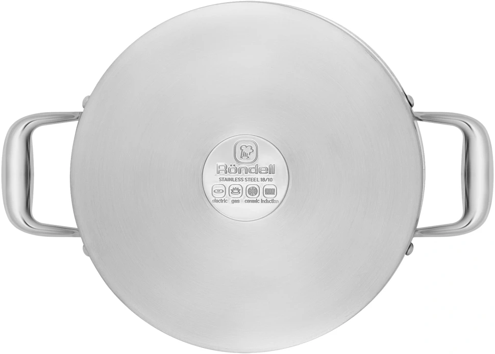 Кастрюля Rondell Vintage RDS-344 5л. d=24см (с крышкой) стальной