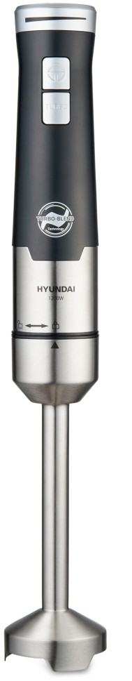 Блендер погружной Hyundai HYB-H4935 1200Вт черный/серебристый  