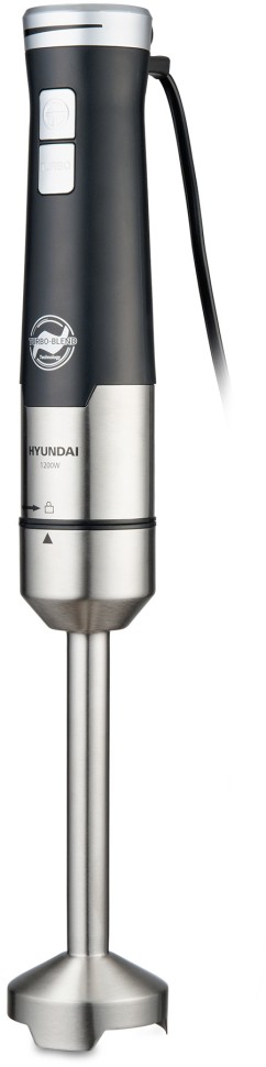 Блендер погружной Hyundai HYB-H4935 1200Вт черный/серебристый  