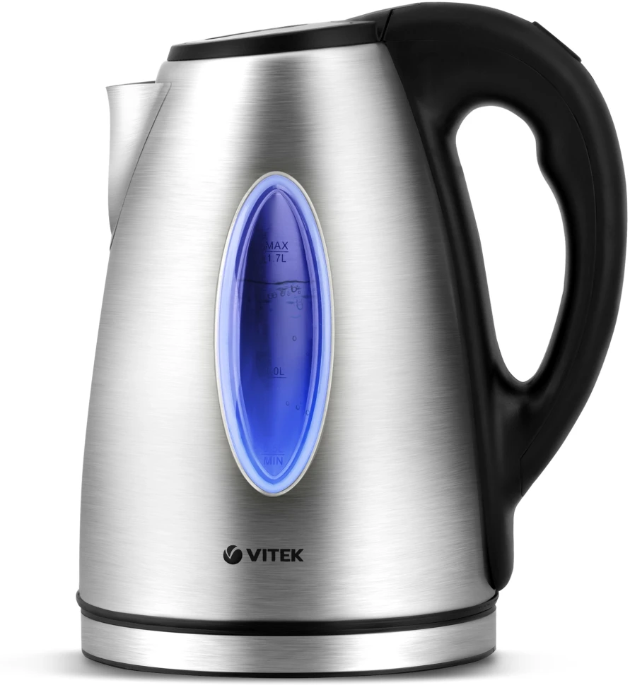 Чайник электрический Vitek VT-7019 1.7л. 2200Вт сталь корпус: нерж.сталь  