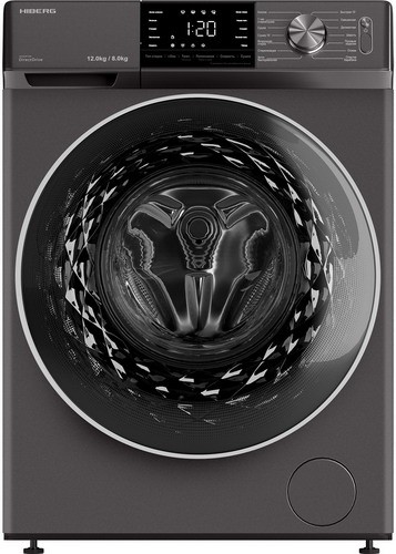 Cтиральная машина с сушкой HIBERG i-DDQ6A - 12814 Sd