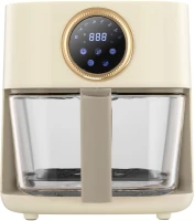 Аэрогриль Kitfort КТ-2258 4л 1400Вт бежевый/золотистый  