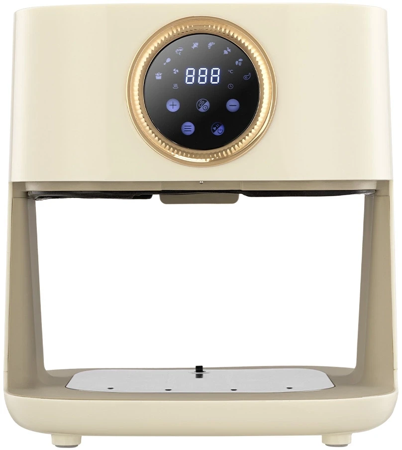 Аэрогриль Kitfort КТ-2258 4л 1400Вт бежевый/золотистый