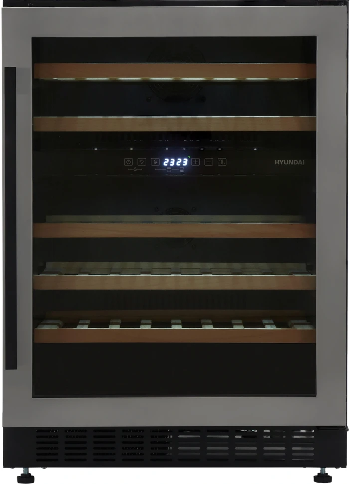 Винный шкаф Hyundai HBWC 0861 DU 1-нокамерн. черный