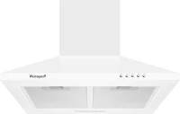 Вытяжка каминная Weissgauff Zosma 60 PB WH белый управление: кнопочное (1 мотор)