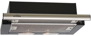 Вытяжка встраиваемая Elikor Интегра 50П-400-В2Л черный/нержавеющая сталь управление: кнопочное (1 мотор)  
