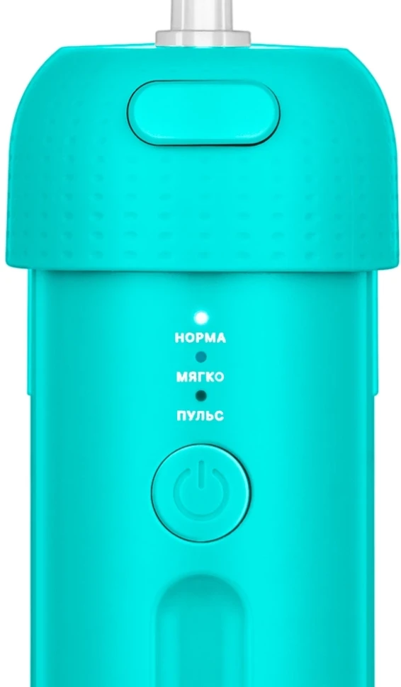Ирригатор Kitfort КТ-2988 портатив. 2насад. белый/бирюзовый  