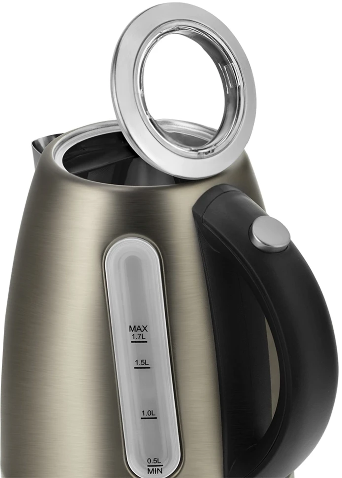 Чайник электрический Vitek VT-7025 1.7л. 2100Вт бронзовый корпус: металл/пластик  