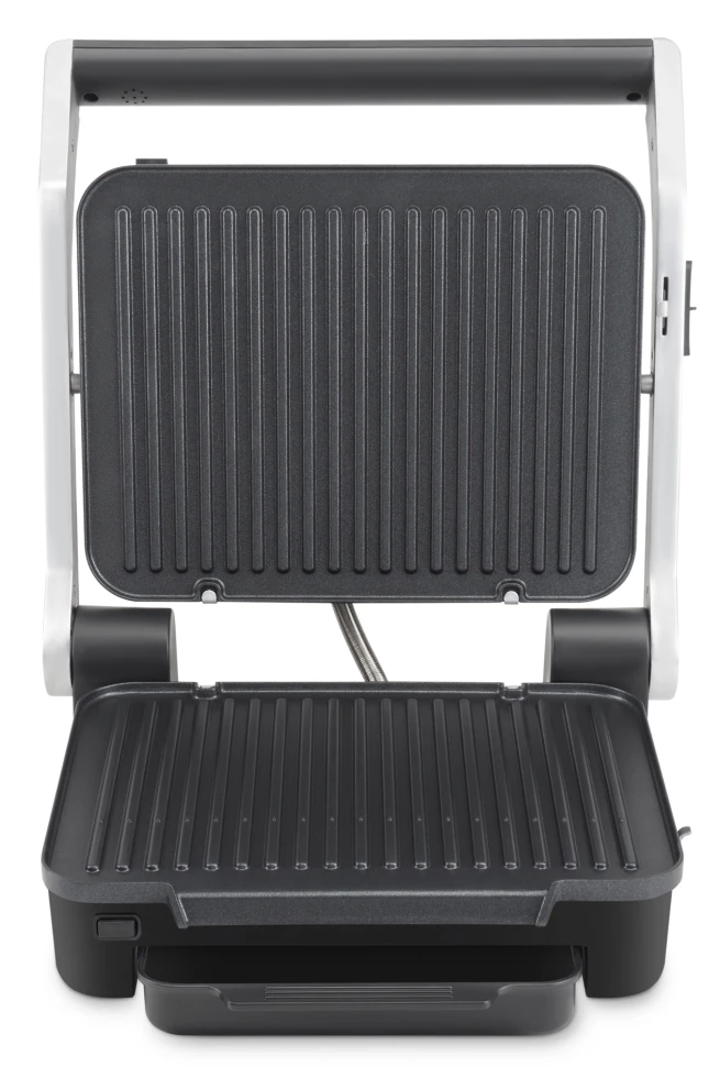 Электрогриль Domfy Metal DSM-EG703 2200Вт серебристый/черный