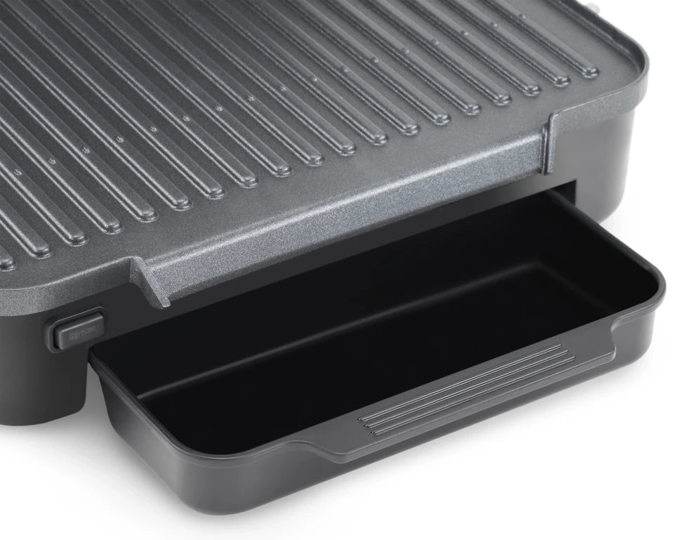 Электрогриль Domfy Metal DSM-EG703 2200Вт серебристый/черный