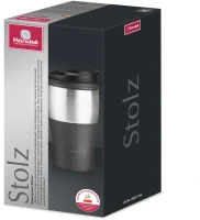 Термокружка для напитков Rondell Stolz RDS-1756 0.32л. серый картонная коробка