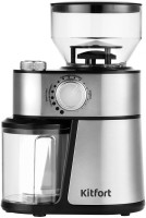 Кофемолка Kitfort КТ-717 200Вт сист.помол.:жернова вместим.:100гр нержавеющая сталь/черный