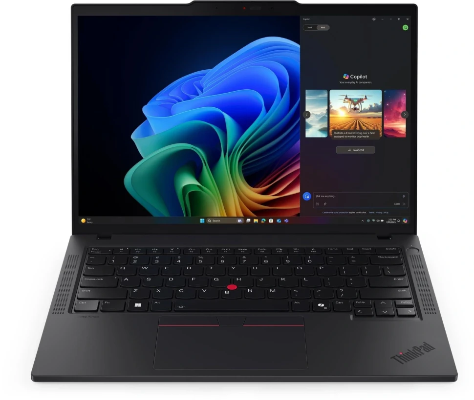 Ноутбук Lenovo ThinkPad T14 G6 Core Ultra 7 255U 16Gb SSD512Gb Intel Graphics 14" IPS WUXGA (1920x1200) Windows 11 Pro 64 black WiFi BT Cam (21QDS2D900)  
