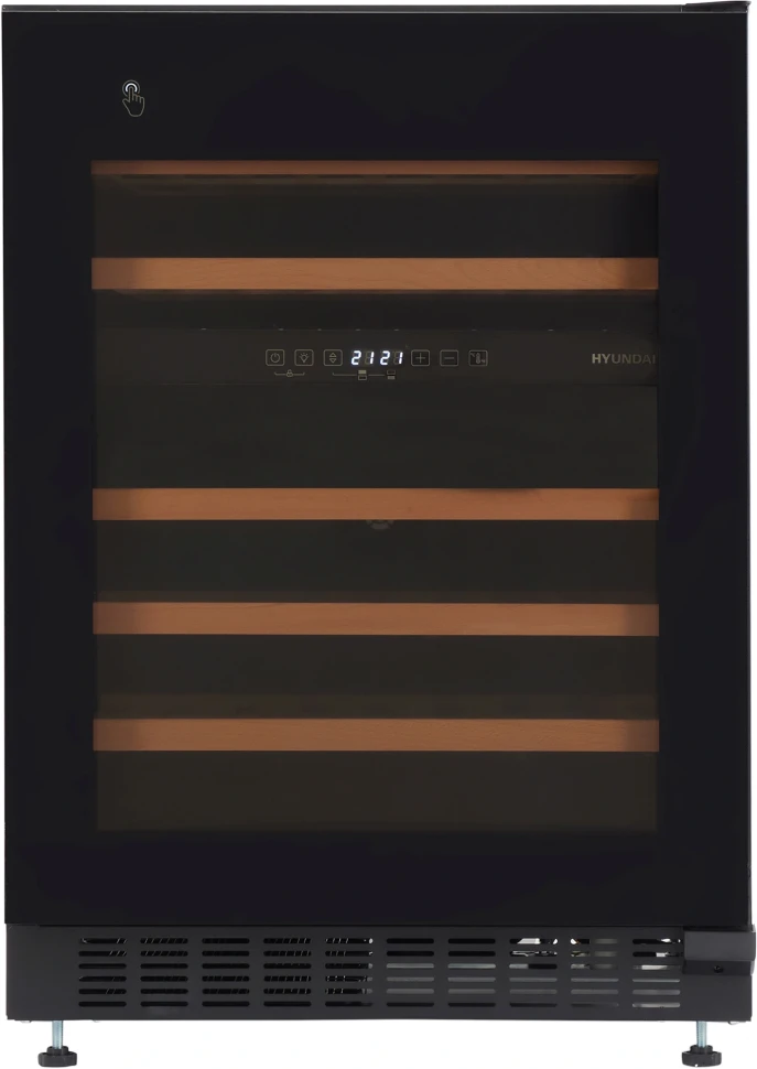 Винный шкаф Hyundai HBWC 0862 DUT 1-нокамерн. черный