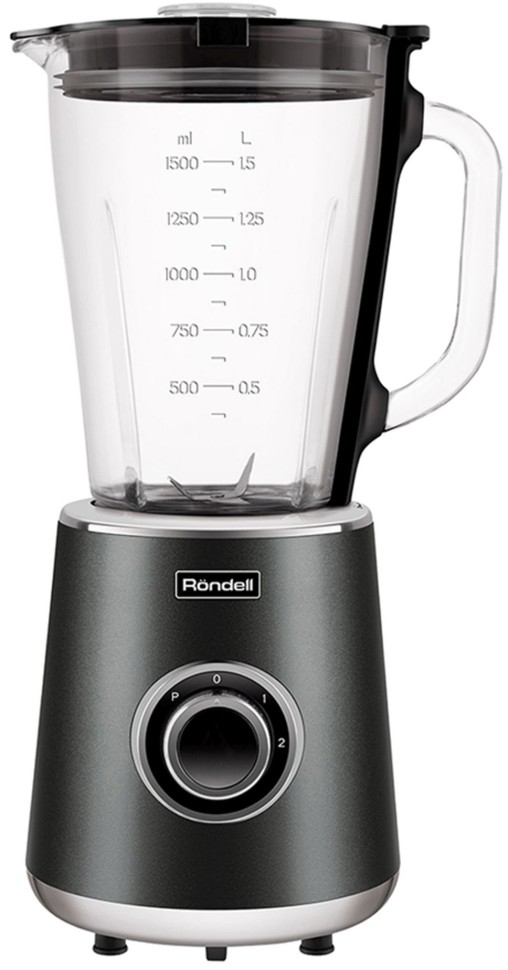 Блендер стационарный Rondell RDE-1251 1500Вт черный/серебристый  