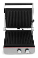 Электрогриль Domfy Metal DSM-EG502 2200Вт черный/серебристый