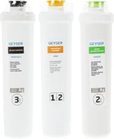 Комплект картриджей Гейзер для Смарт Био 521 для проточных фильтров (упак.:3шт)