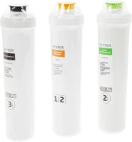 Комплект картриджей Гейзер для Смарт Био 521 для проточных фильтров (упак.:3шт)