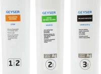 Комплект картриджей Гейзер для Смарт Био 521 для проточных фильтров (упак.:3шт)