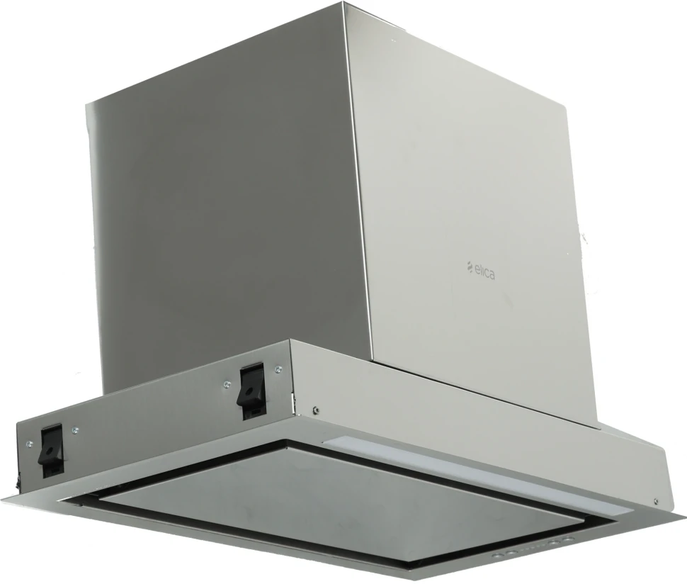 Вытяжка встраиваемая Elica Hidden 2.0 IX/A/52 нержавеющая сталь управление: кнопочное (1 мотор)  