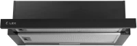 Вытяжка встраиваемая Lex Hubble 500 черный управление: кнопочное (1 мотор)