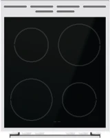 Плита Электрическая Gorenje GEC5A12WG-B белый стеклокерамика (без крышки)