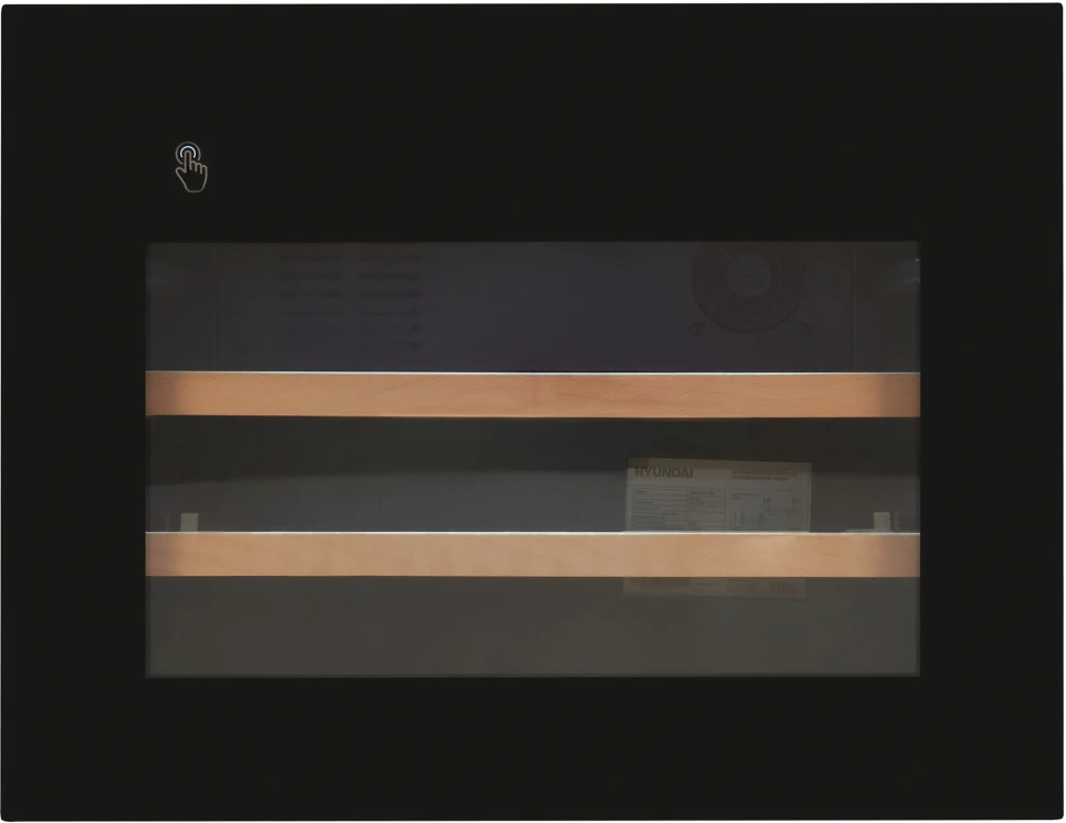 Винный шкаф Hyundai HBWC 0461 SCT 1-нокамерн. черный