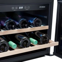 Винный шкаф Hyundai HBWC 0461 SCT 1-нокамерн. черный