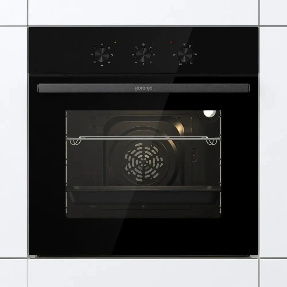 Духовой шкаф Электрический Gorenje BO6725E02NBG черный  