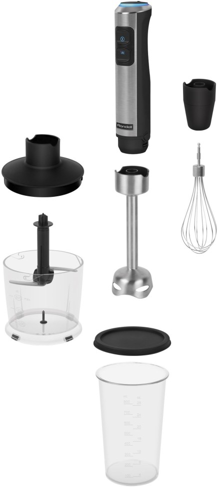 Блендер погружной Rondell RDE-1300 1200Вт серебристый  
