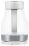 Чайник электрический Hyundai HYK-G3802 1.7л. 2200Вт белый/серебристый корпус: стекло  