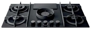 Газовая варочная панель с вытяжкой Elica NIKOLATESLA FLAME BL/A/88