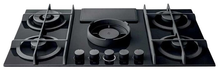 Газовая варочная панель с вытяжкой Elica NIKOLATESLA FLAME BL/A/88