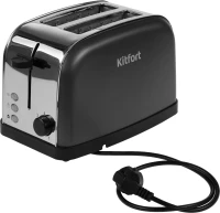 Тостер Kitfort КТ-2014-6 850Вт графит/серебристый