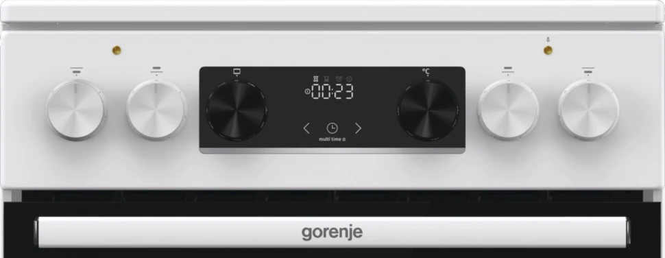Плита Электрическая Gorenje GEC5C61WG белый стеклокерамика (без крышки)