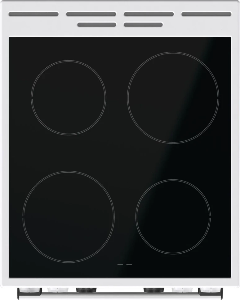 Плита Электрическая Gorenje GEC5C61WG белый стеклокерамика (без крышки)
