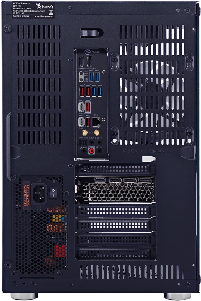 ПК Bloody BD-PC CZ79C3 MT i7 13700F (2.1) 32Gb SSD1Tb RTX4070Ti Super 16Gb Windows 11 Home 64 GbitEth 850W черный (RUS) (2086015)  