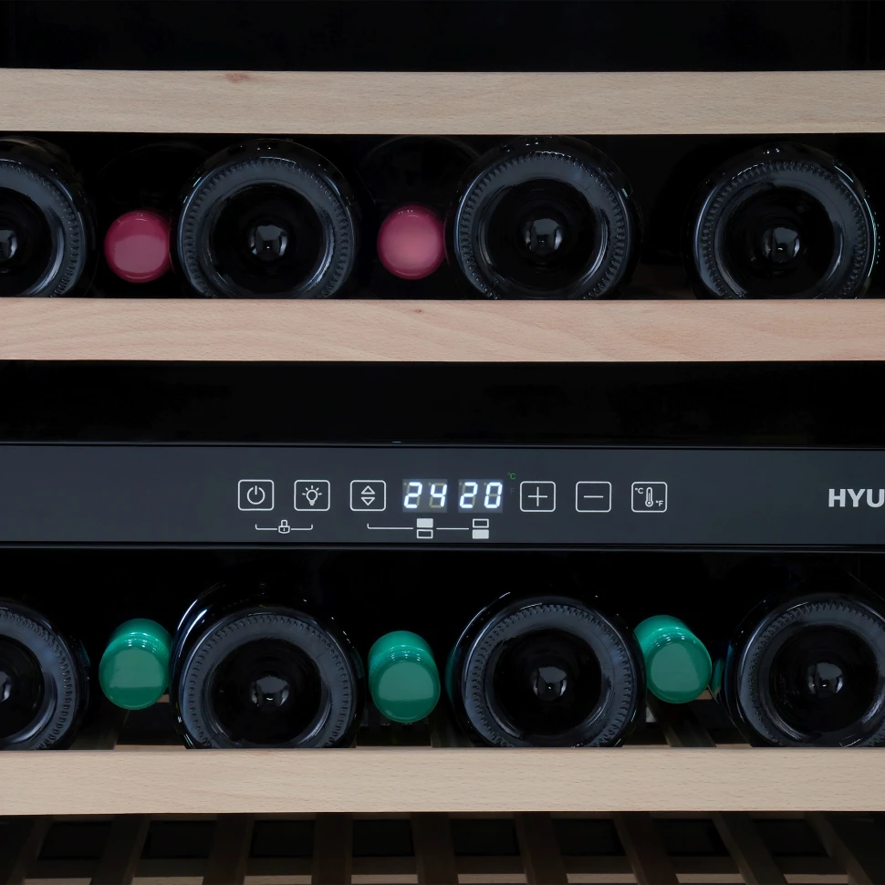 Винный шкаф Hyundai HBWC 0865 DCT 1-нокамерн. черный