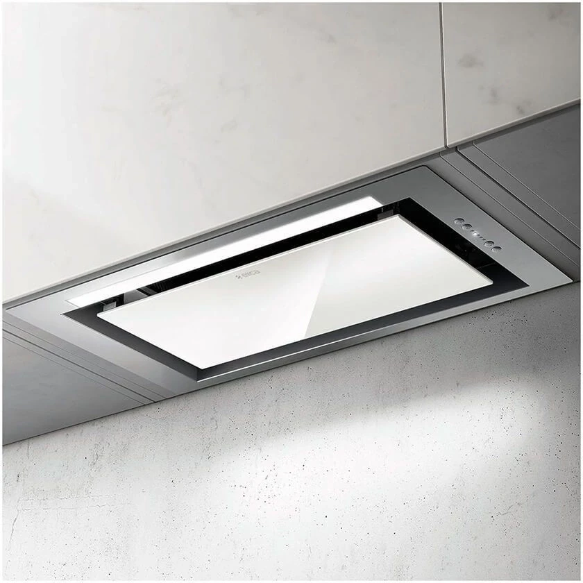 Вытяжка встраиваемая Elica Hidden 2.0 IXGL/A/72 нержавеющая сталь/белый управление: кнопочное (1 мотор)