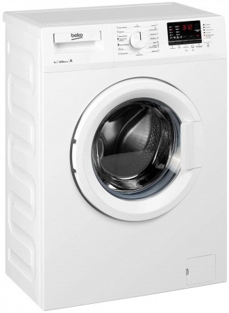 Стиральная машина Beko WRS 55P2 BSW, белый/серебристый  
