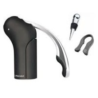 Набор аксессуаров для вина Rondell Sommelier RD-428 черный/стальной наб.:4предм. упак.:подарочная коробка на магните