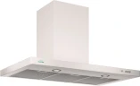 Вытяжка каминная Elikor Квадра 90П-650-К3Д топленое молоко управление: кнопочное (1 мотор)