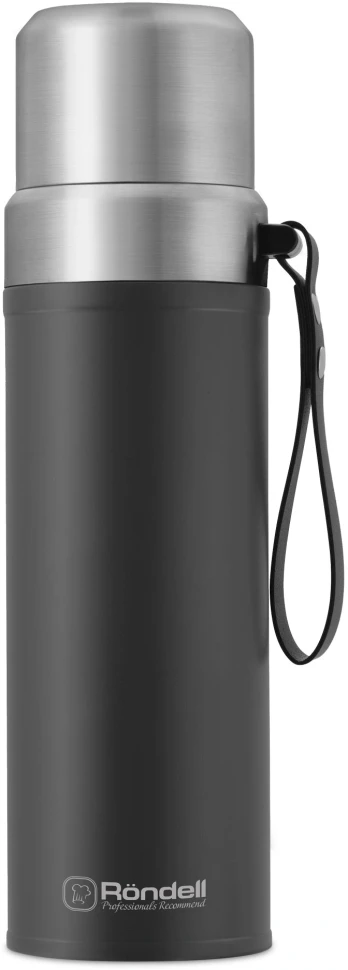 Термос для напитков Rondell Picnic RDS-1819 0.8л. серый картонная коробка  