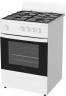 Плита Газовая Darina C 1001 W белый/черный (без крышки) реш.сталь