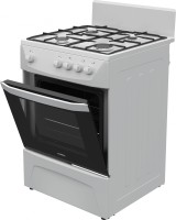 Плита Газовая Darina C 1001 W белый/черный (без крышки) реш.сталь