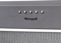 Вытяжка встраиваемая Weissgauff Alpha 50 PB IX нержавеющая сталь управление: кнопочное (1 мотор)