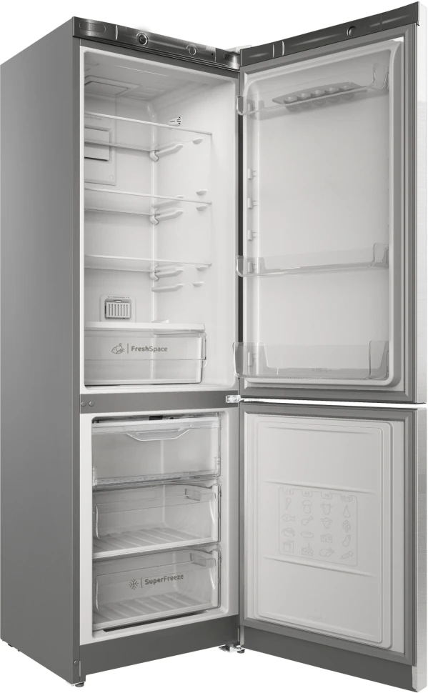 Холодильник Indesit ITS 4180 XB 2-хкамерн. нержавеющая сталь мат.